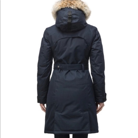 Nobis Tula Peacoat Winter Down Parka Navy M - Picture 2 of 2
